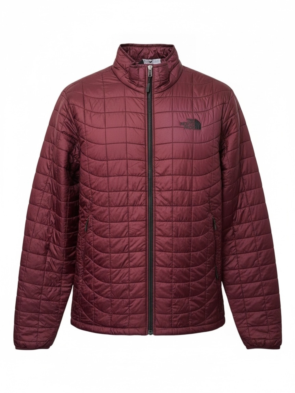 The North Face men’s burgundy lighweight puffer jacket size Medium